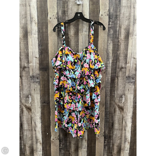 Swimsuit By Cmf In Floral Print, Size: 3x