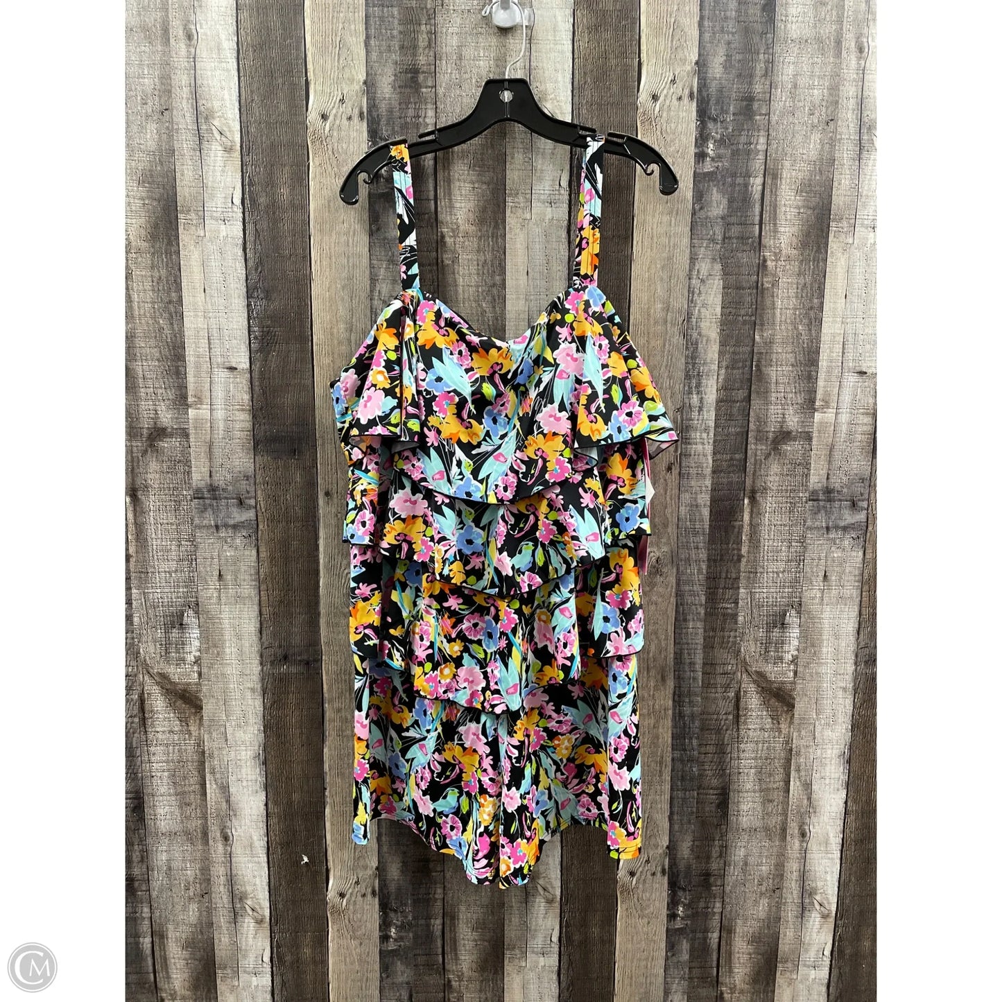 Swimsuit By Cmf In Floral Print, Size: 3x