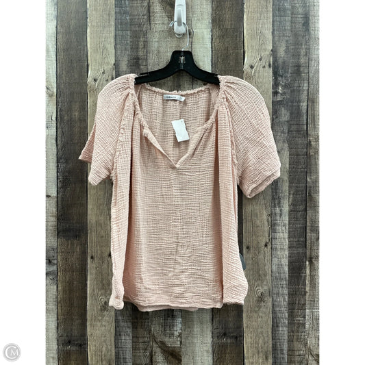 Top Short Sleeve By Red Haute In Pink, Size: Xl