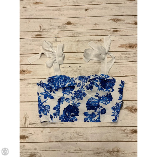 Top Sleeveless By Shein In Blue, Size: M