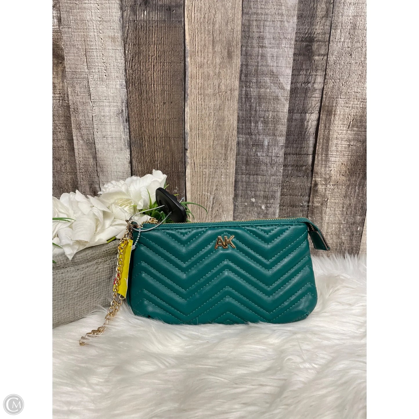 Wristlet Leather By Anne Klein, Size: Medium