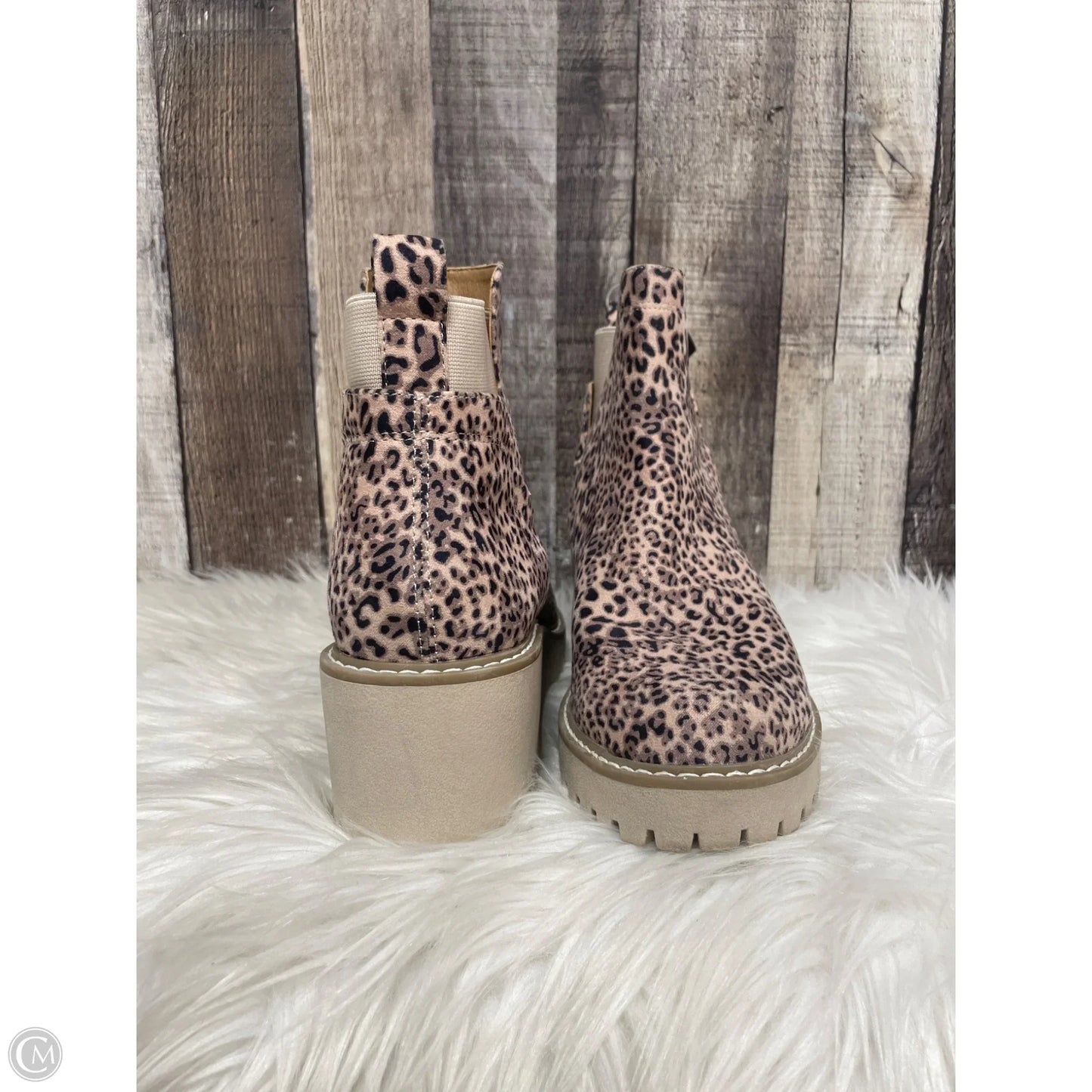 Boots Ankle Heels By Dolce Vita In Animal Print, Size: 8