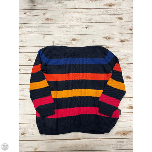 Sweater By Tommy Hilfiger In Striped Pattern, Size: Xl