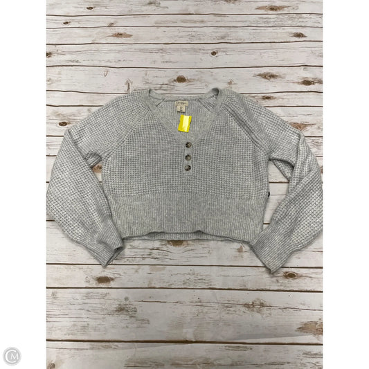 Sweater By Jessica Simpson In Grey, Size: L