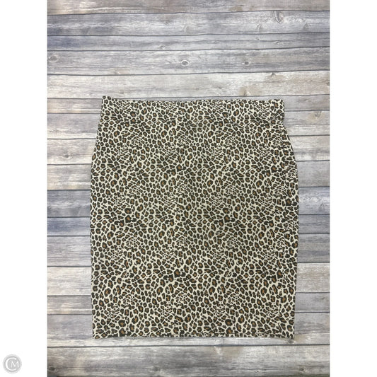 Skirt Midi By Cmf In Animal Print, Size: 1x