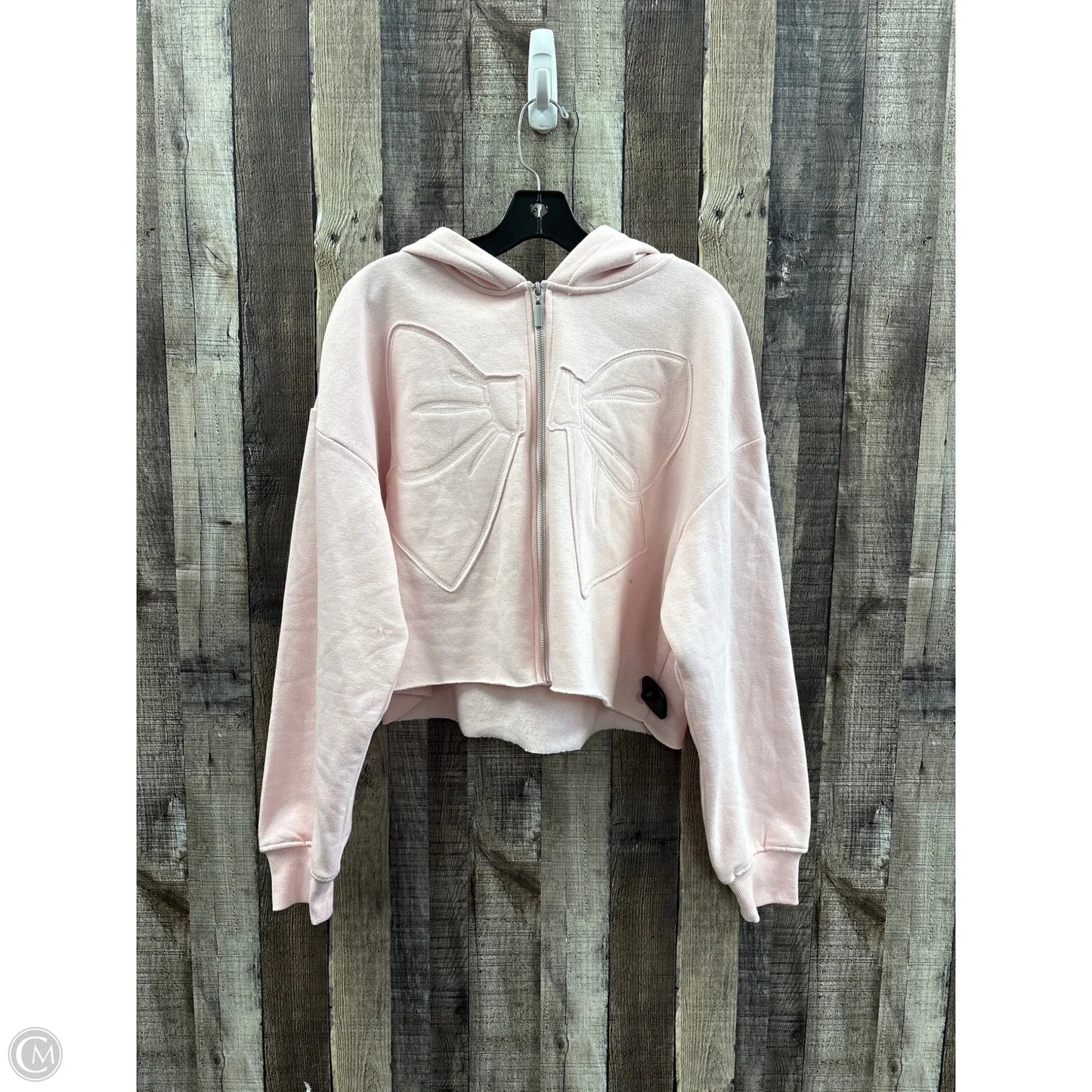 Jacket Fleece By Cme In Pink, Size: Xl