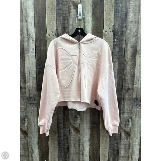 Jacket Fleece By Cme In Pink, Size: Xl