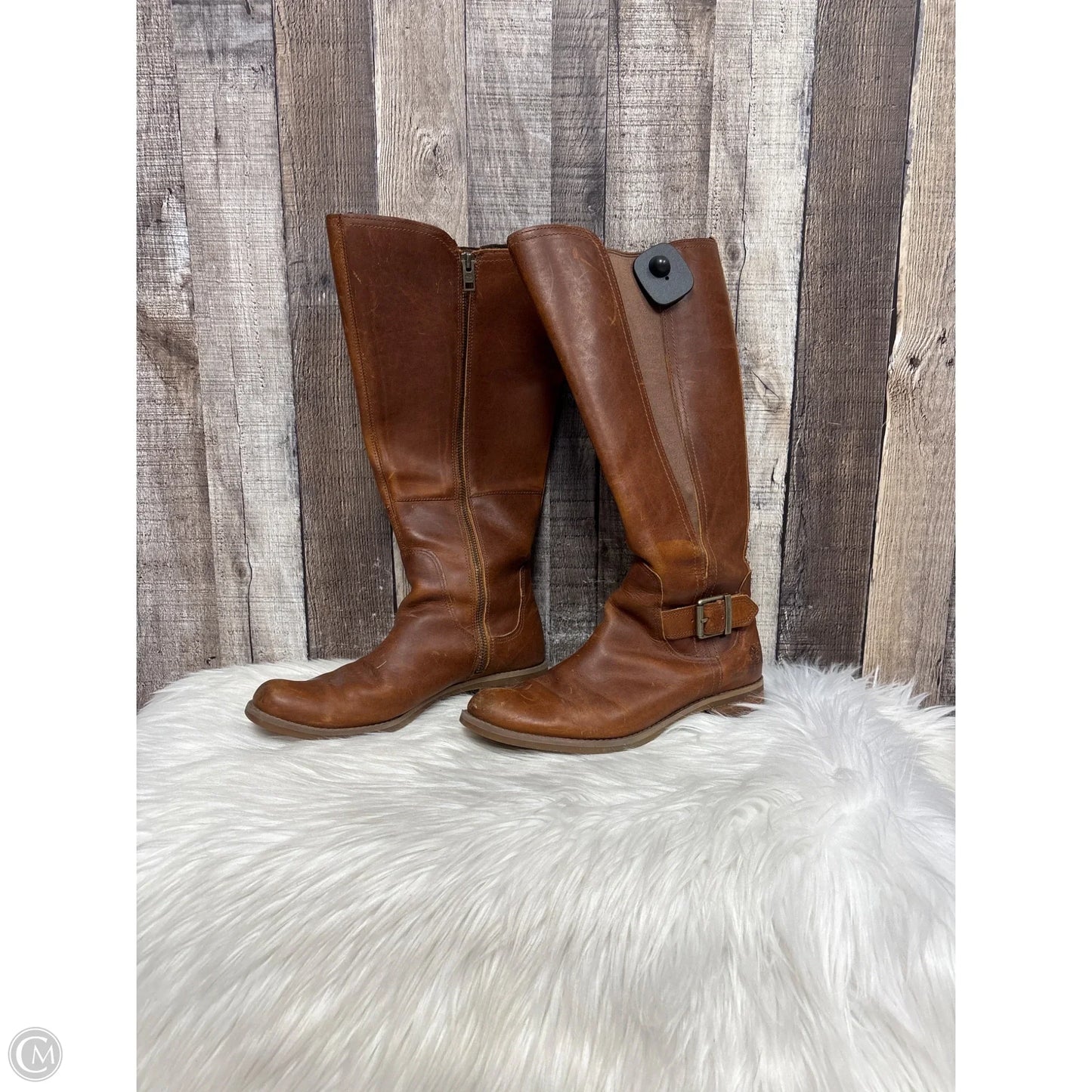 Boots Knee Flats By Timberland In Brown, Size: 8