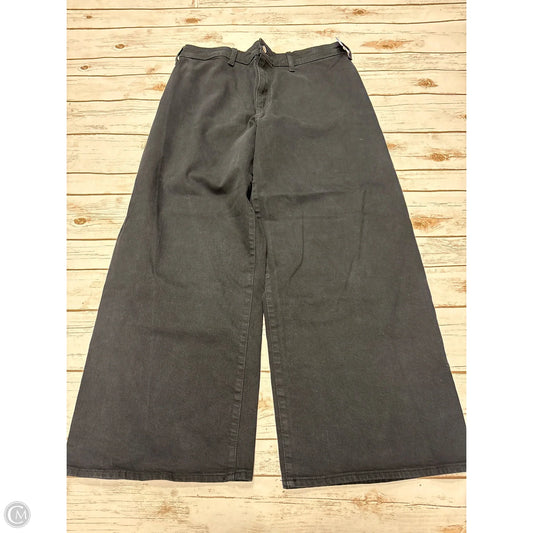 Jeans Wide Leg By Universal Thread In Black Denim, Size: 14