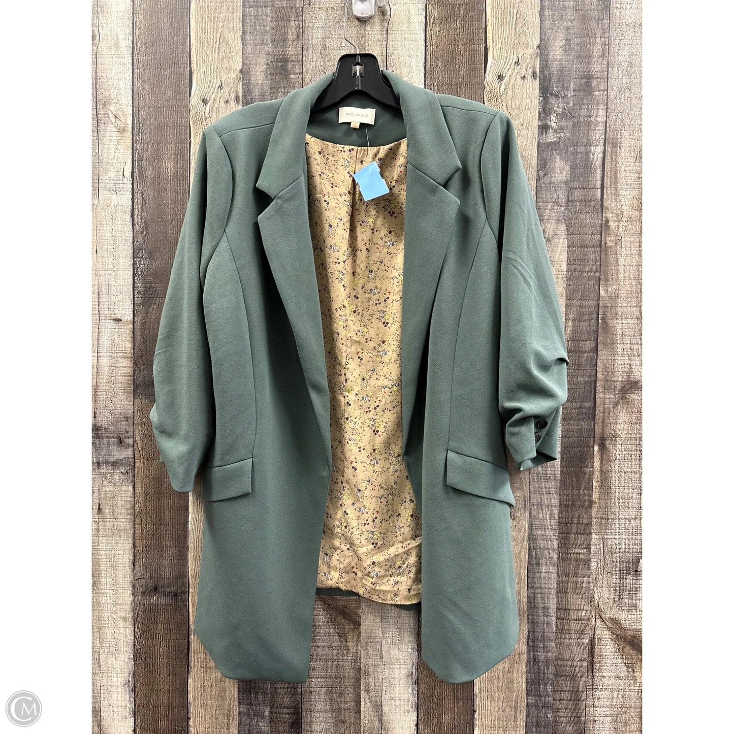 Blazer By Skies Are Blue In Green, Size: L