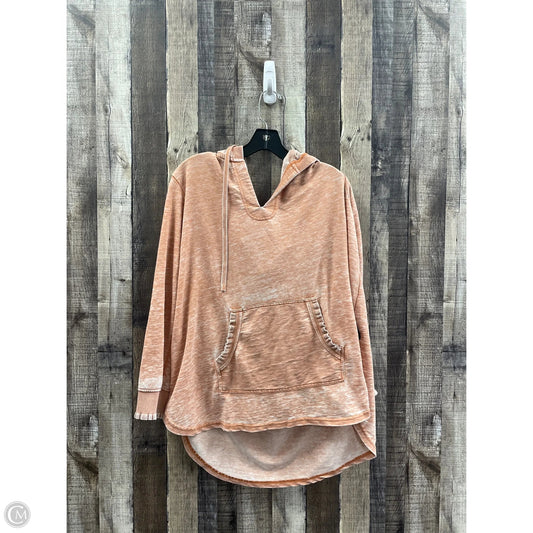 Top Long Sleeve By Jane And Delancey In Peach, Size: 1x