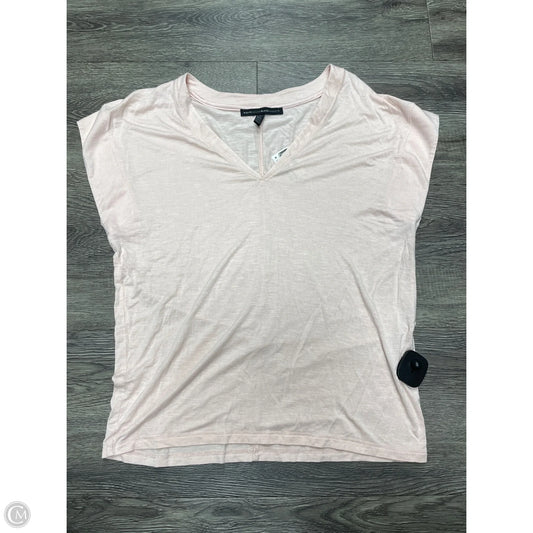 Top Short Sleeve By White House Black Market In Pink, Size: M