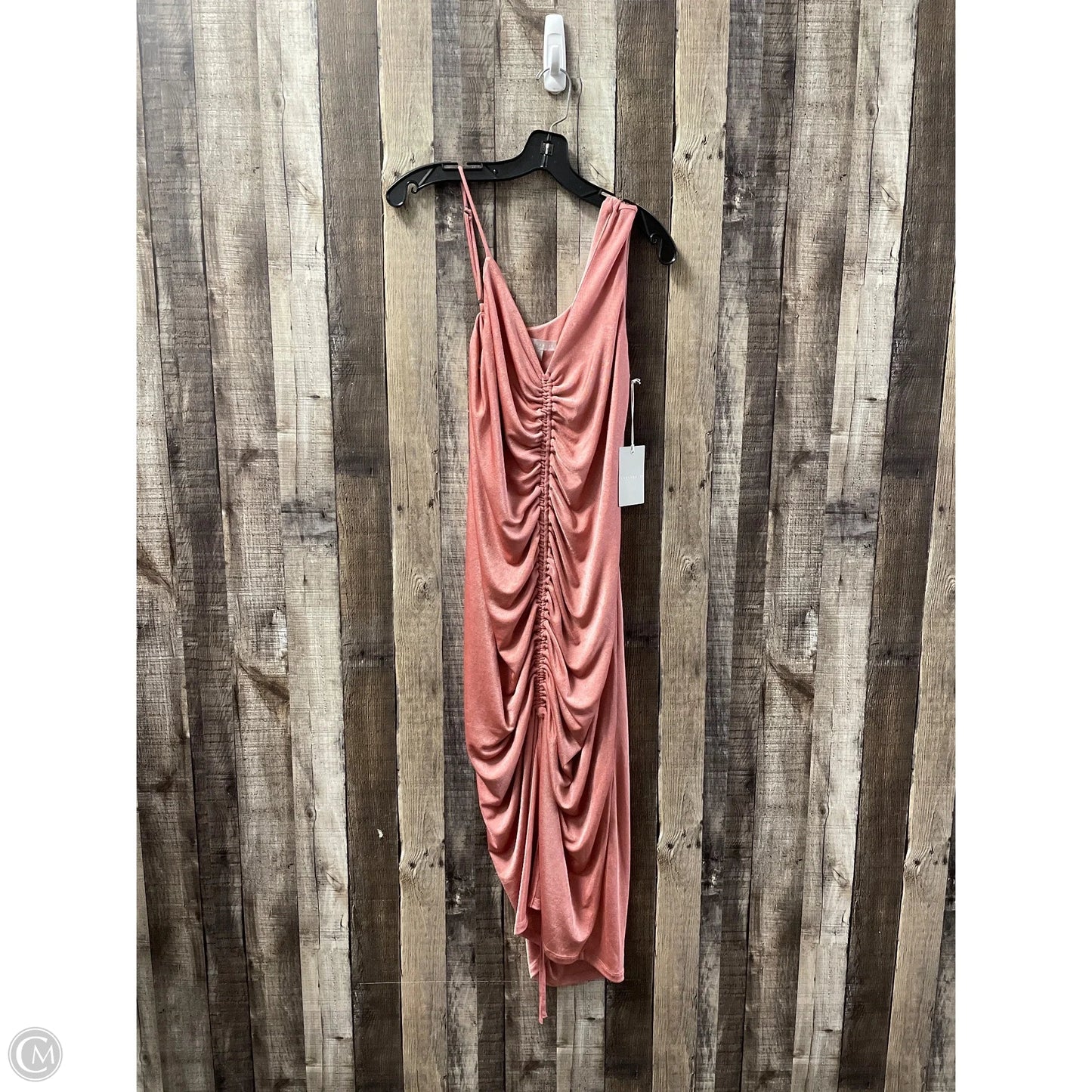 Dress Casual Midi By Chelsea 28 In Pink, Size: M