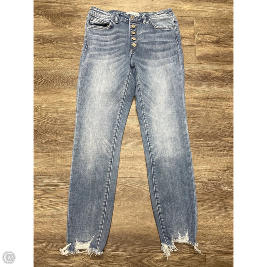 Jeans Skinny By Flying Monkey In Blue Denim, Size: 6