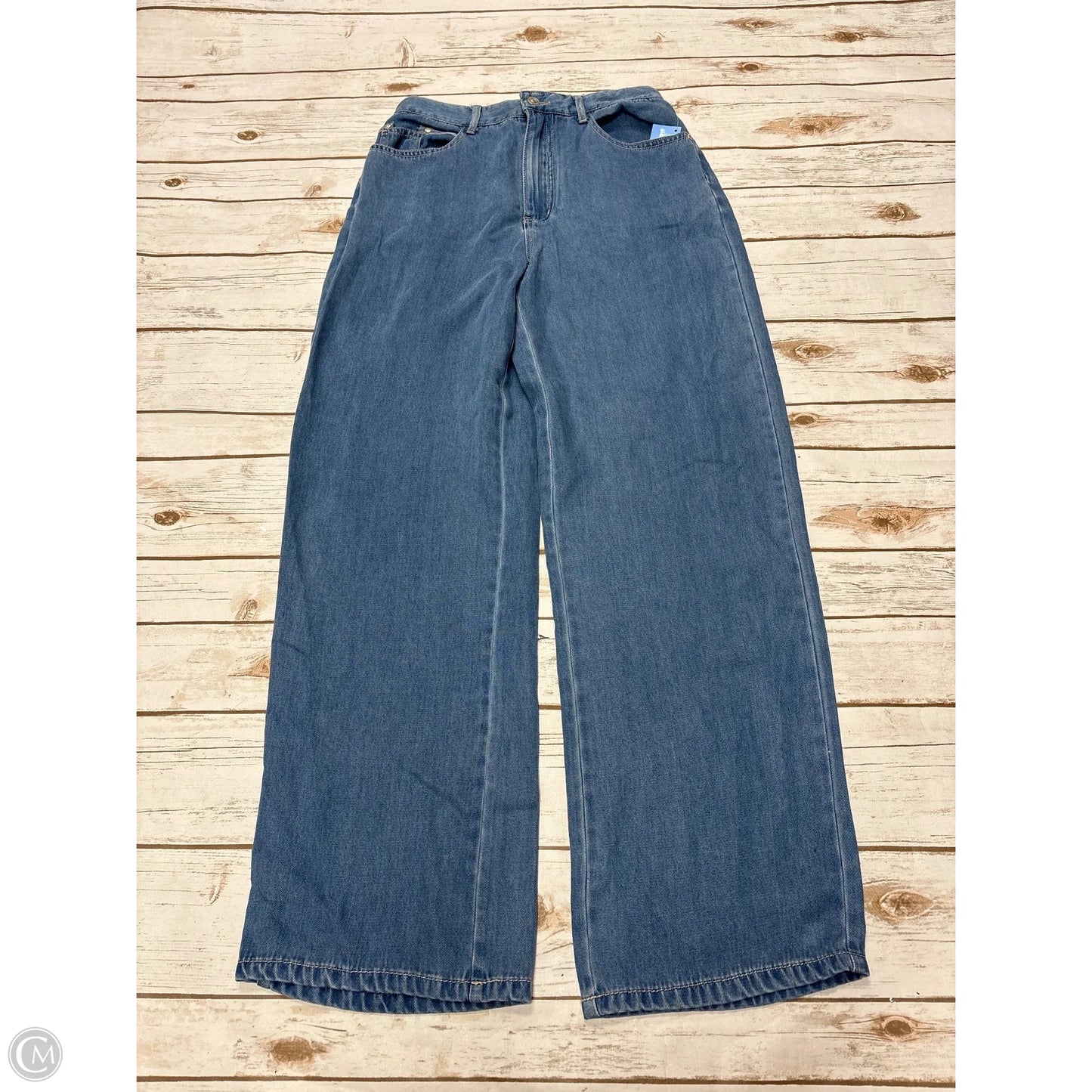 Jeans Wide Leg By Rewash In Blue Denim, Size: 8