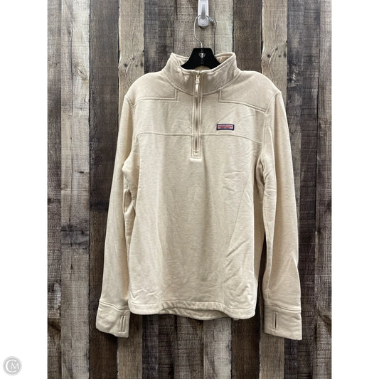 Top Long Sleeve By Vineyard Vines In Tan, Size: Xl