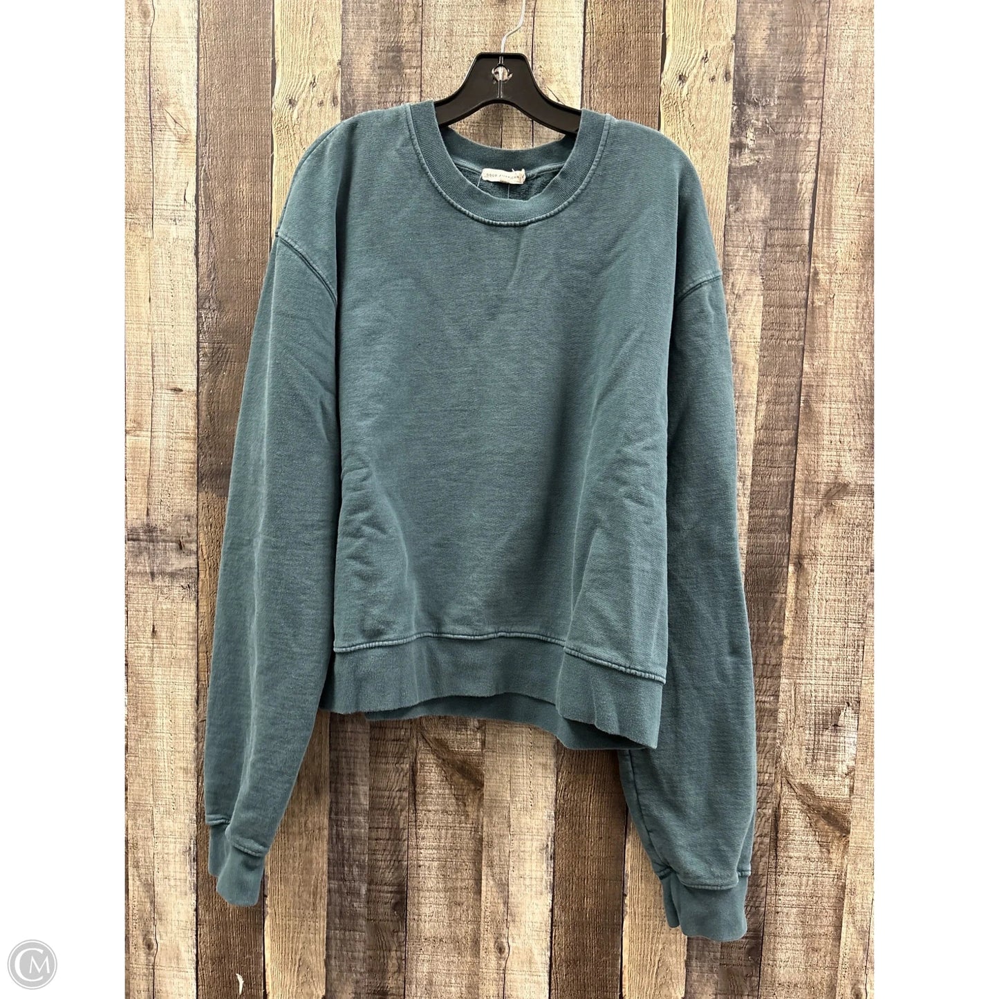 Sweatshirt Collar By Good American In Green, Size: S