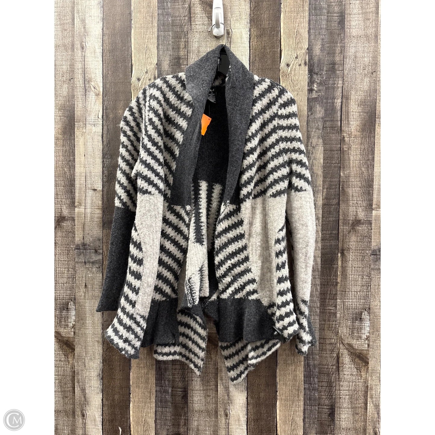 Sweater Cardigan By Cme In Grey, Size: Xs