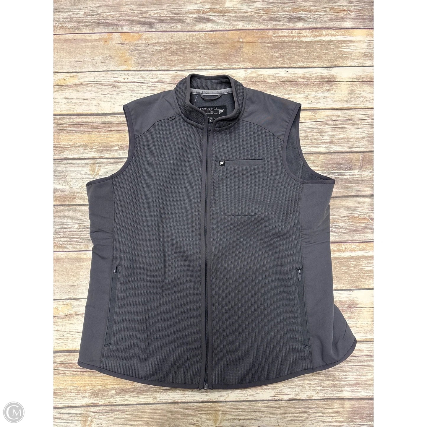 Vest Other By Fabletics In Grey, Size: 1x