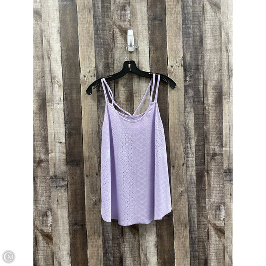 Top Sleeveless By Cmf In Purple, Size: M
