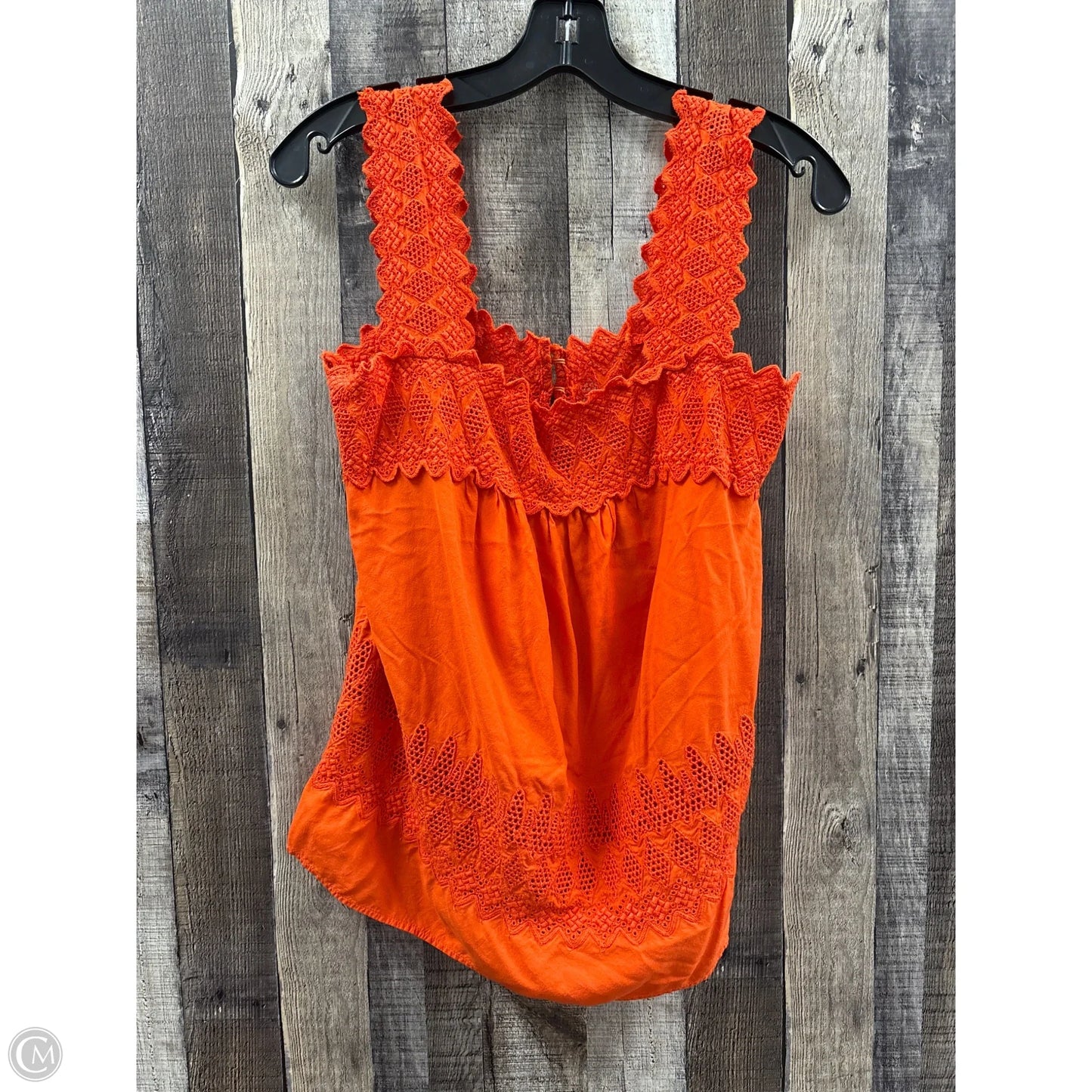 Top Sleeveless By Old Navy In Orange, Size: S