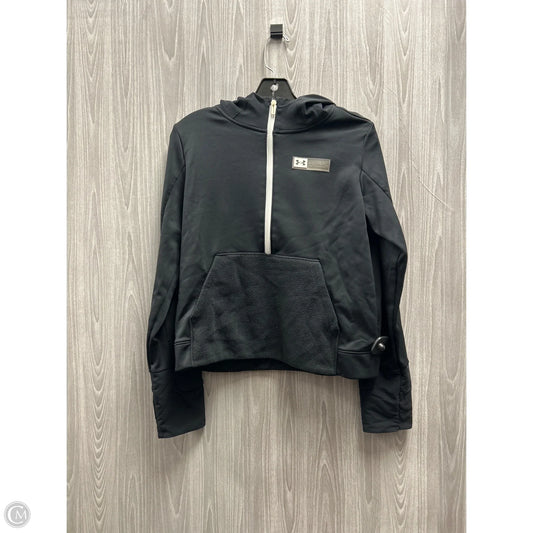 Athletic Jacket By Under Armour In Black, Size: S