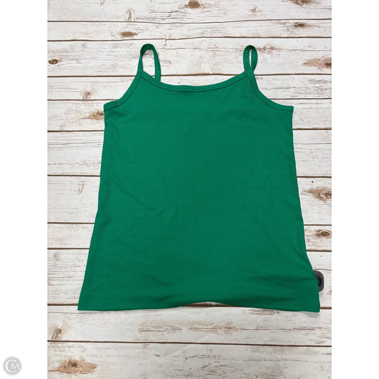 Top Sleeveless Basic By No Boundaries In Green, Size: 3x