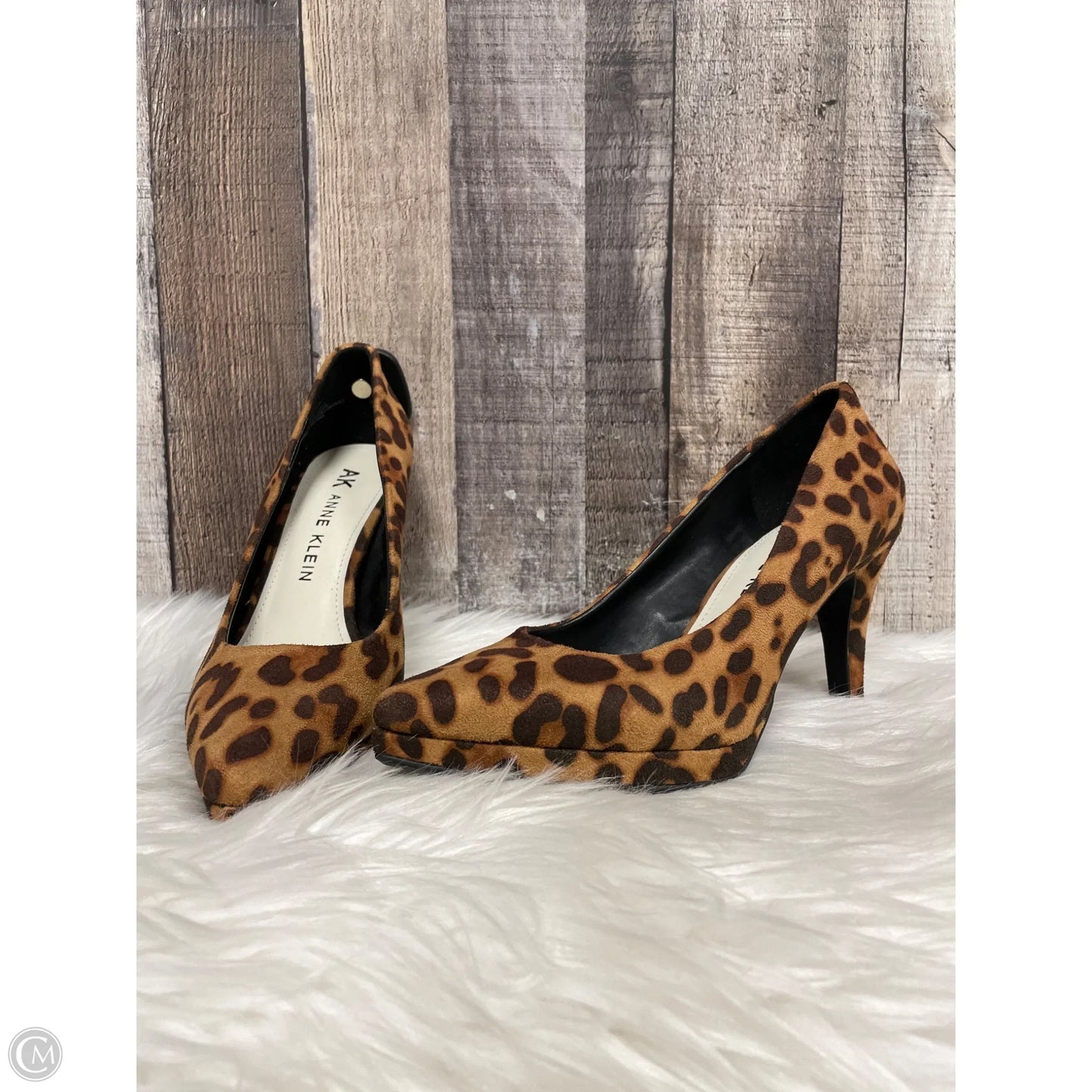 Shoes Heels Stiletto By Anne Klein In Animal Print, Size: 6.5