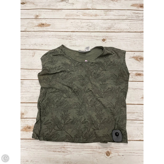 Top Sleeveless By Cme In Green, Size: Xs