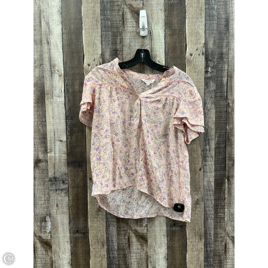 Top Short Sleeve By Nanette Lepore In Pink, Size: M