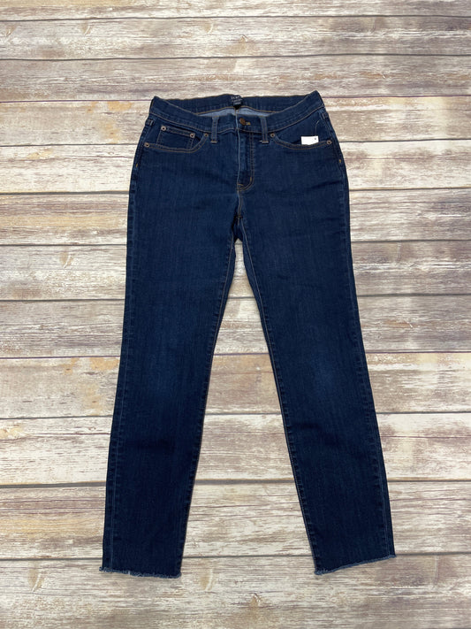 Jeans Skinny By J. Crew In Blue Denim, Size: 8