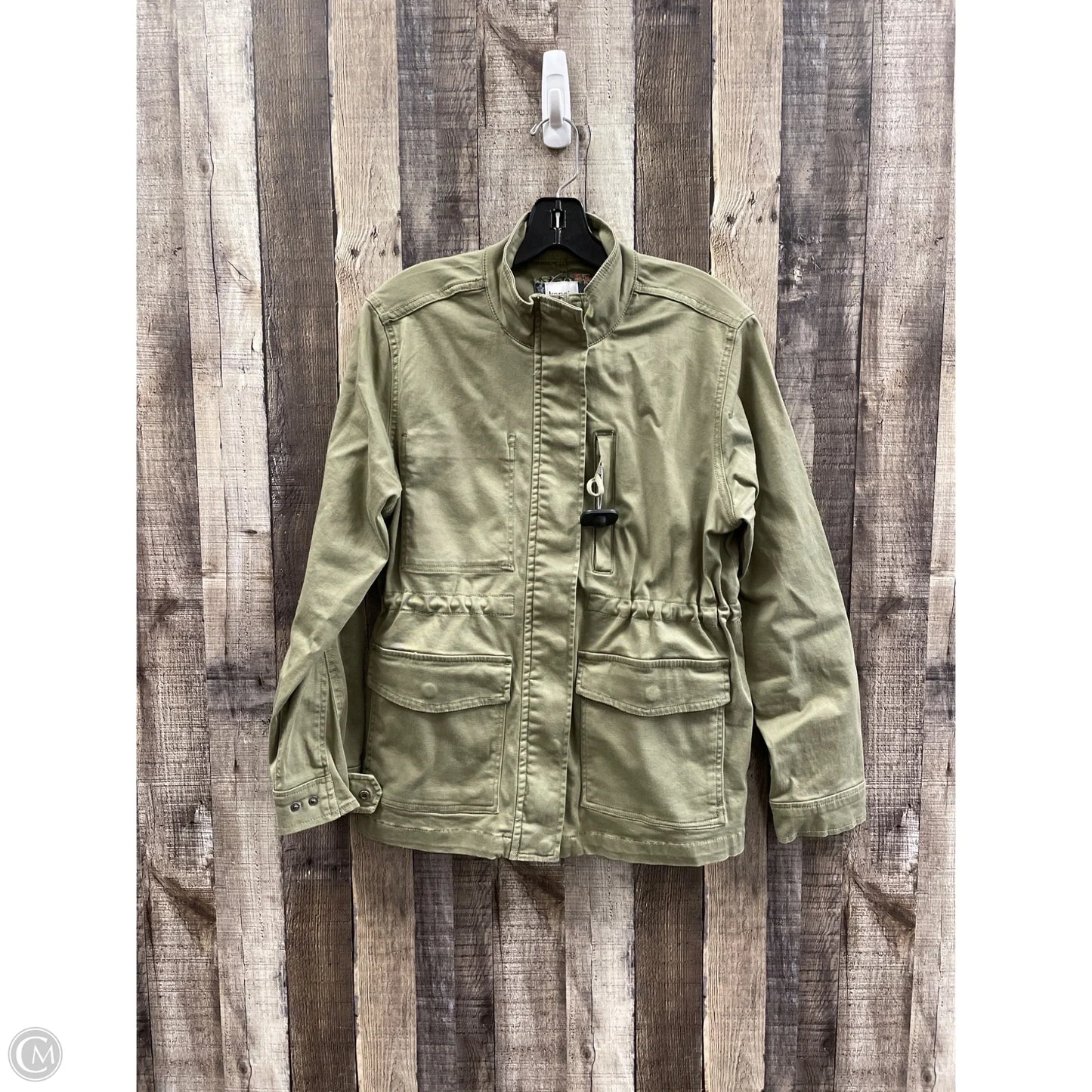 Jacket Utility By Kensie In Green, Size: M