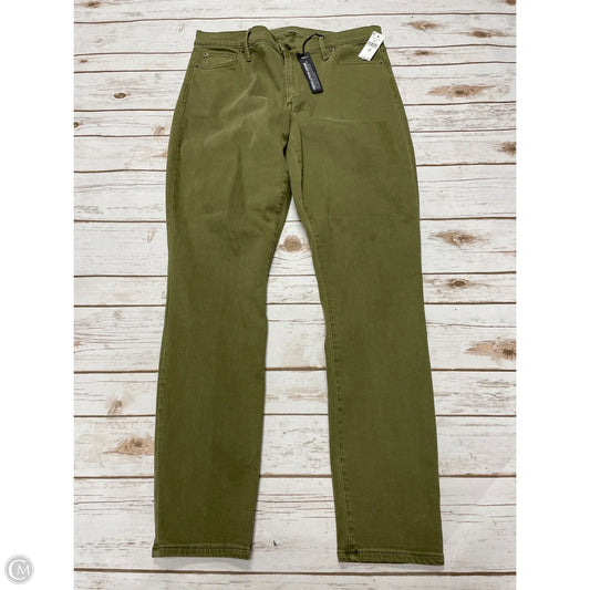Jeans Skinny By Gap In Green, Size: 16