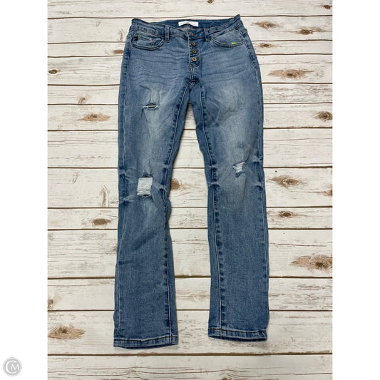 Jeans Skinny By Kancan In Blue Denim, Size: 2