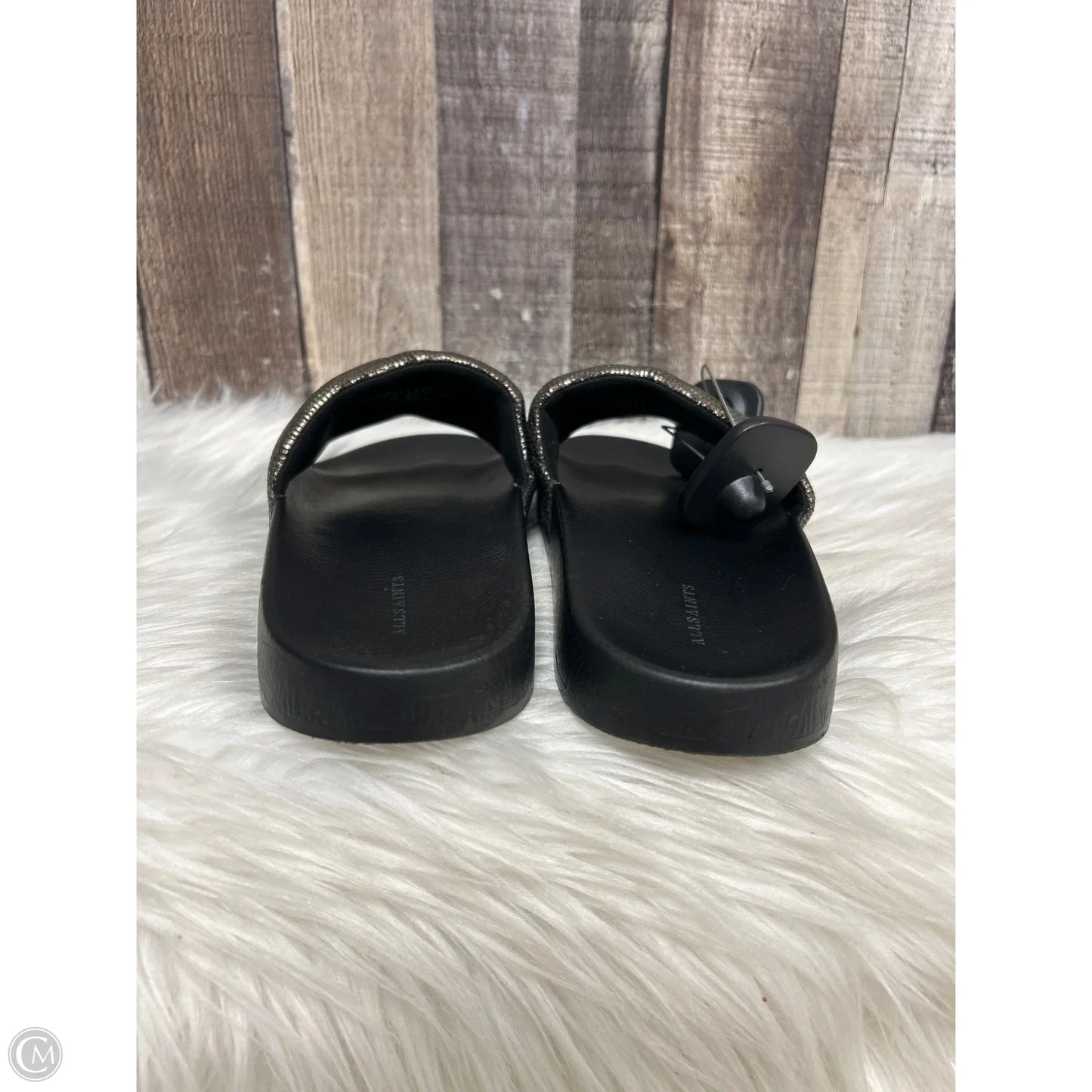 Sandals Designer By All Saints In Bronze, Size: 9