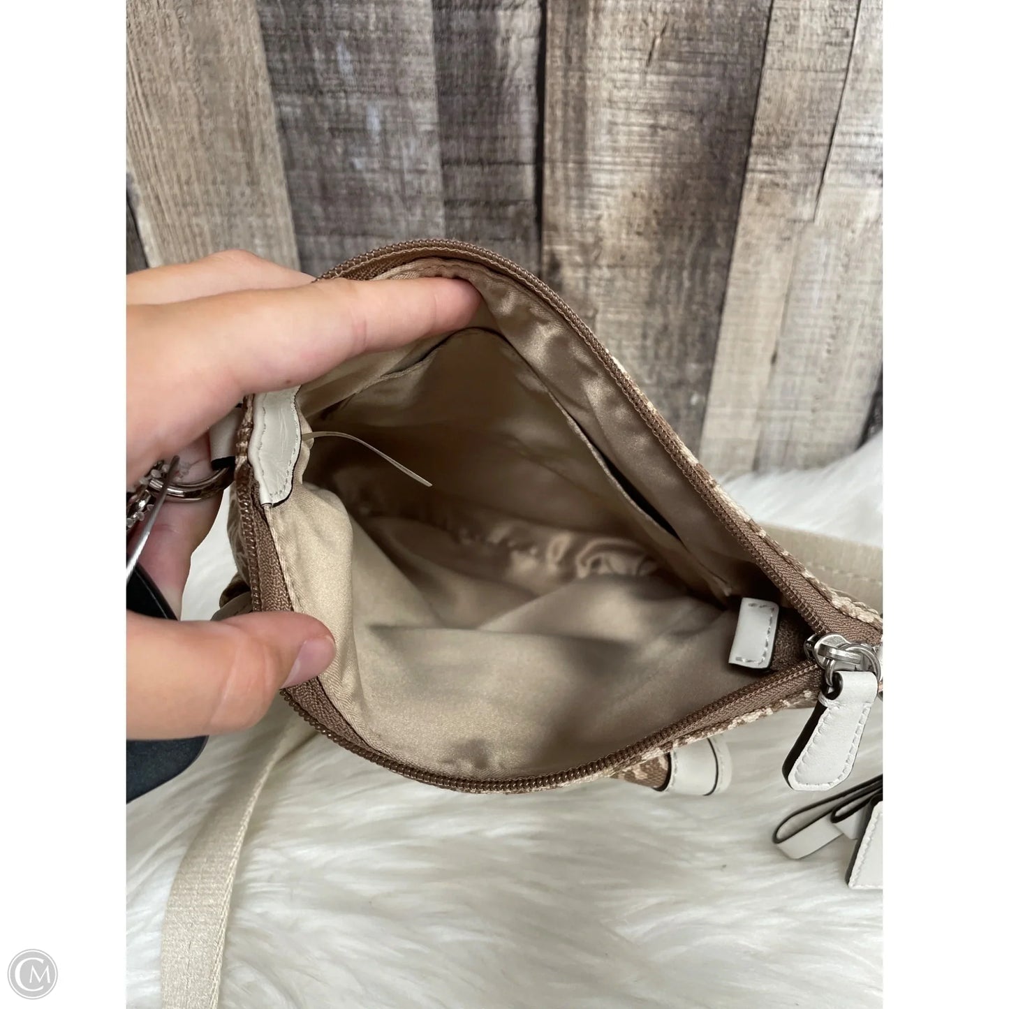 Crossbody Designer By Coach, Size: Small