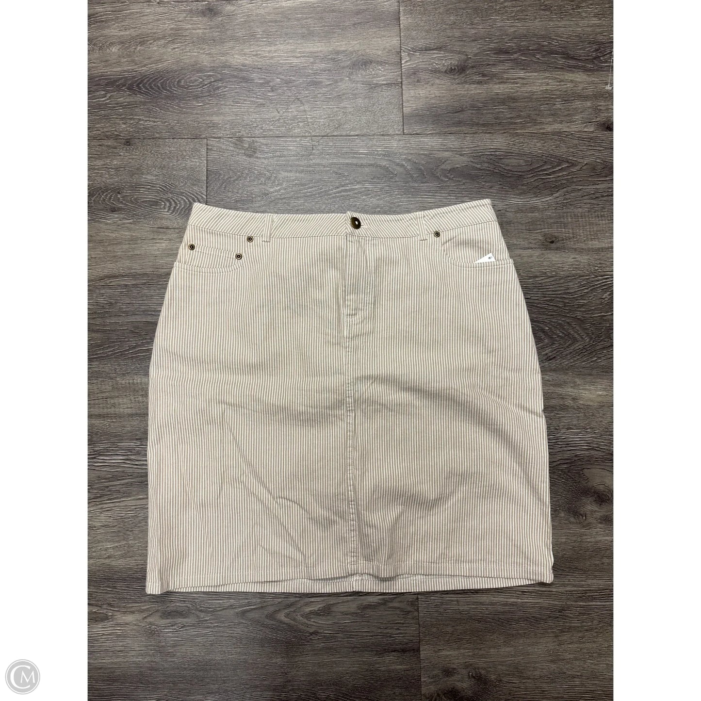 Skirt Maxi By Cj Banks In Striped Pattern, Size: 14