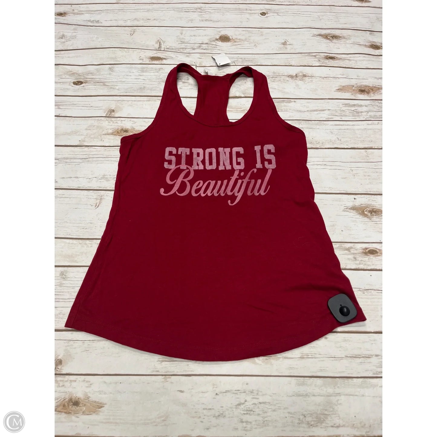 Tank Top By Next Level In Maroon, Size: Xl
