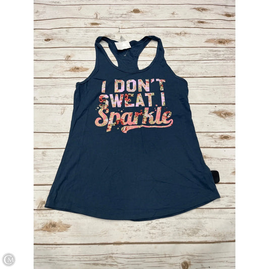 Tank Top By Next Level In Blue & Brown, Size: Xl