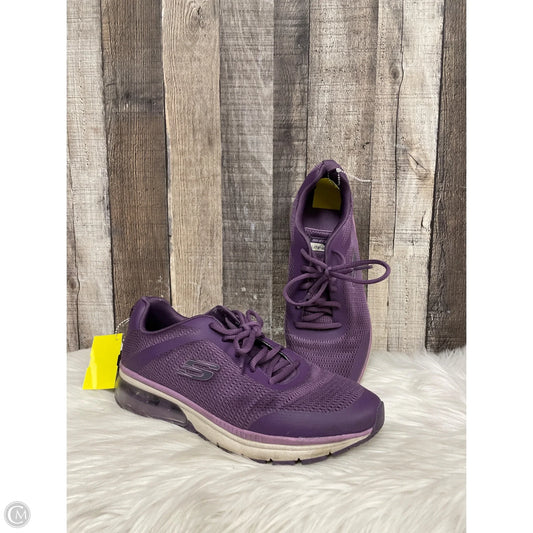 Shoes Athletic By Skechers In Purple, Size: 10