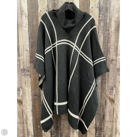 Poncho By Cme In Black & White, Size: Osfm