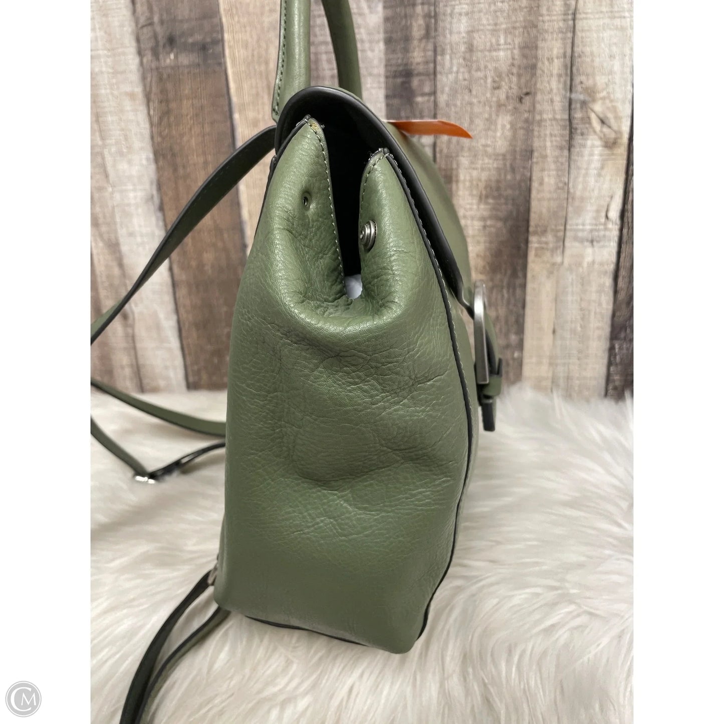 Backpack Leather By Fossil, Size: Medium