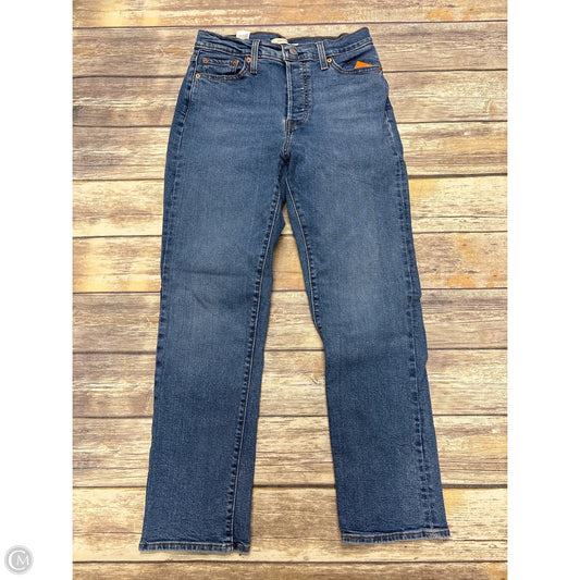 Jeans Straight By Levis In Blue, Size: 8