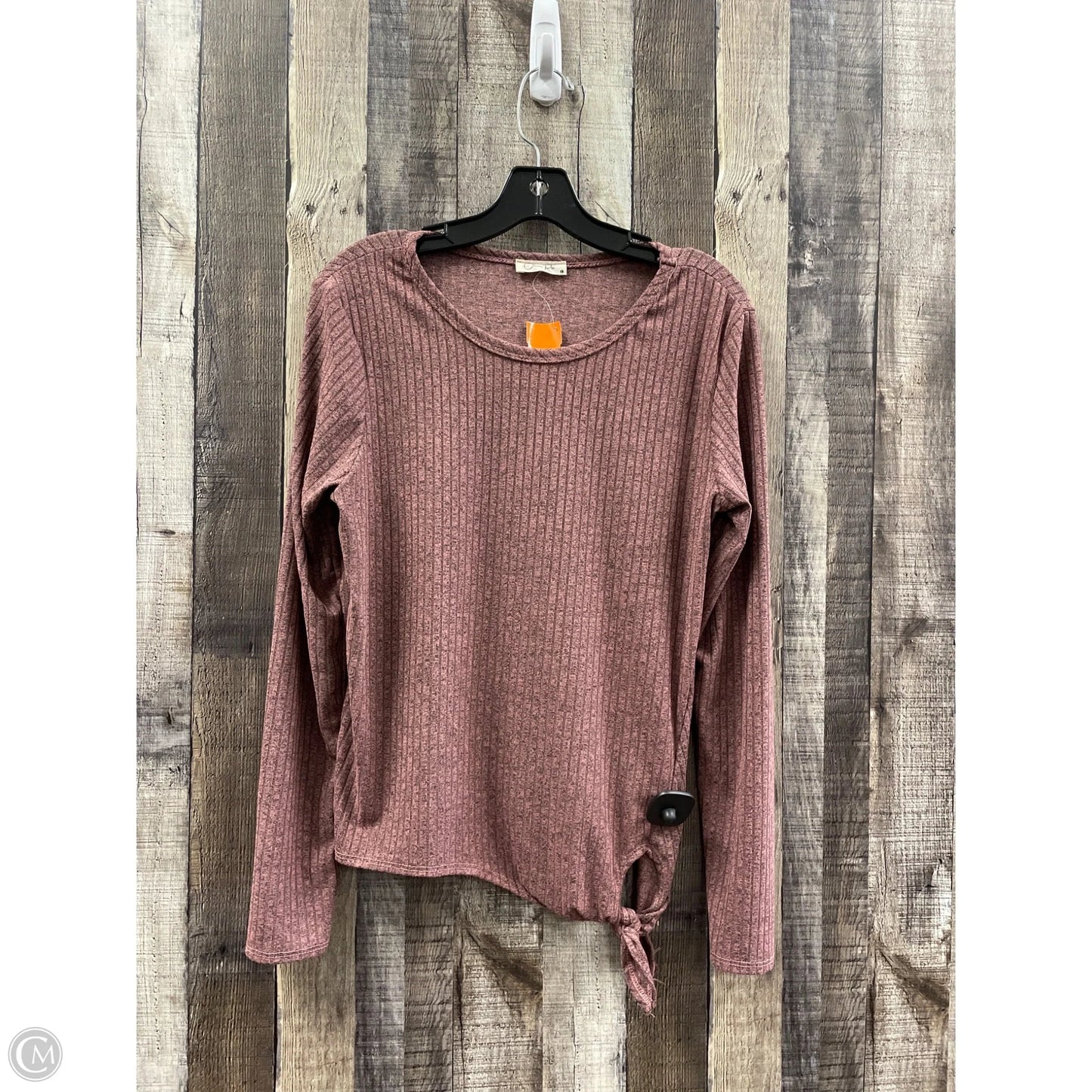 Top Long Sleeve By Olivia Rae In Pink, Size: L