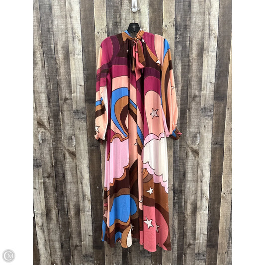 Dress Casual Maxi By Aura In Multi-colored, Size: S