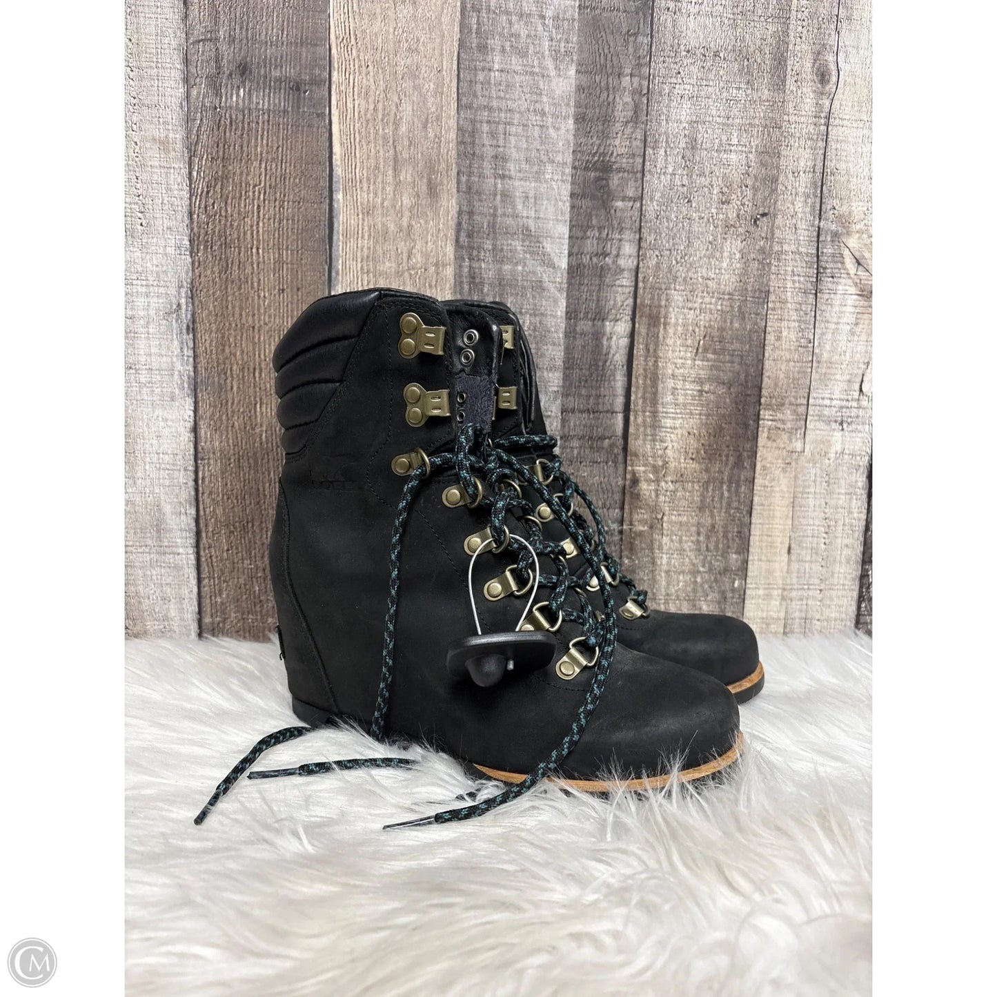 Boots Ankle Heels By Sorel In Black, Size: 7.5