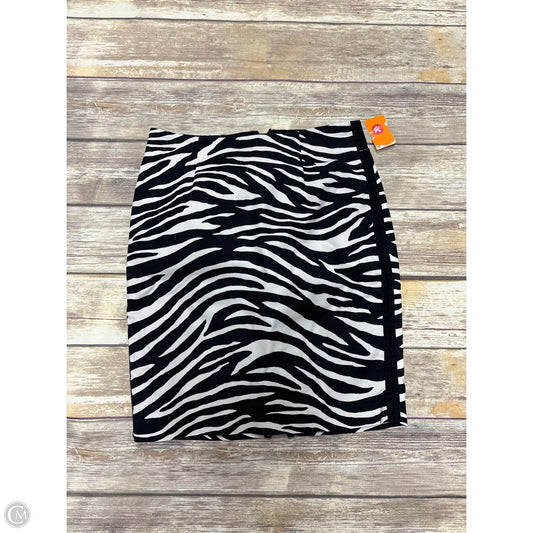 Skirt Mini & Short By White House Black Market In Zebra Print, Size: Xs