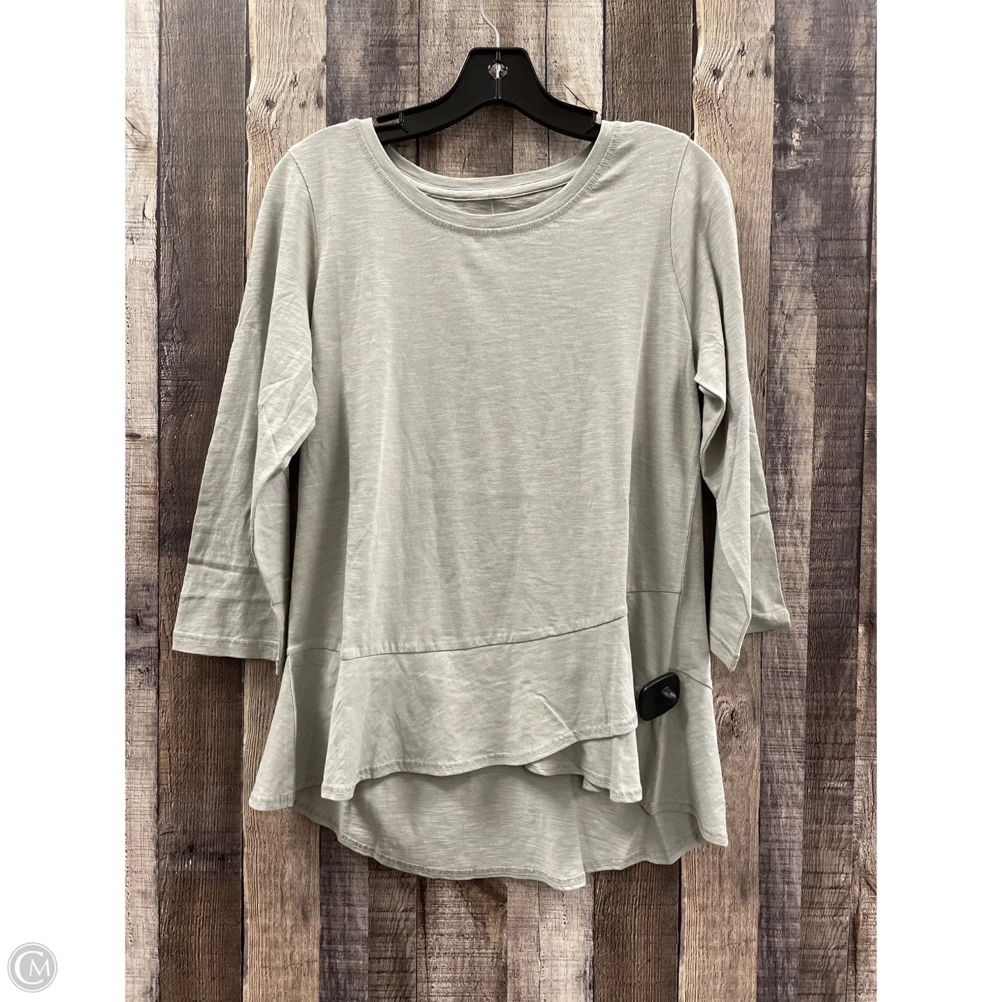 Top Long Sleeve By Coldwater Creek In Green, Size: Xs