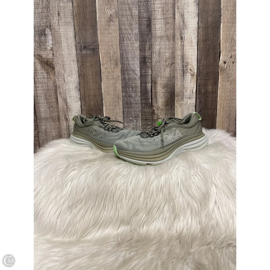 Shoes Athletic By Hoka In Green, Size: 9