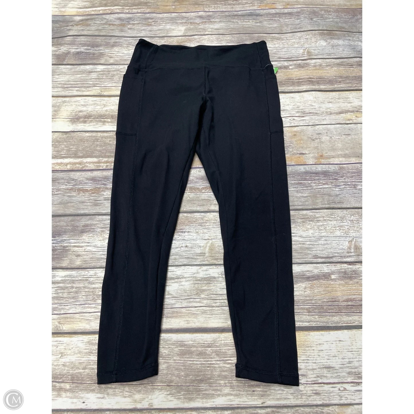 Athletic Leggings By Danskin In Black, Size: L